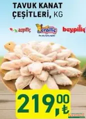ASPİLİÇ/ERPİLİÇ/BEYPİLİÇ/BANVİT/ŞENPİLİÇ/BAKPİ TAVUK KANAT ÇEŞİTLERİ KG